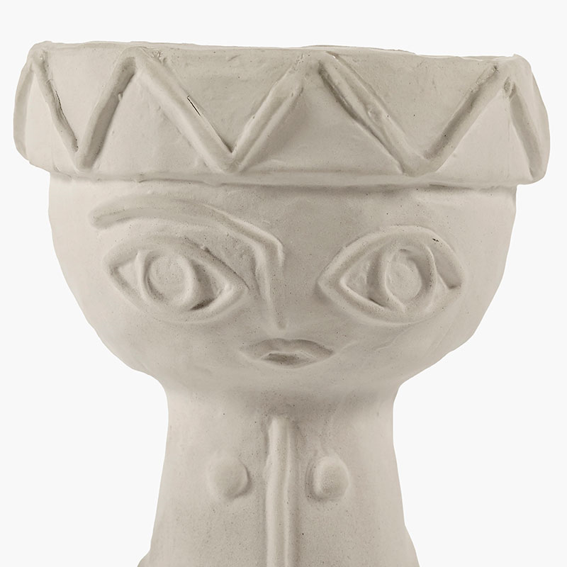 Les Femmes Vase, H17.5cm, Beige-3