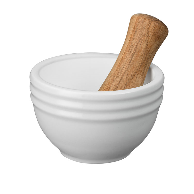 James Martin Cook Pestle & Mortar, Soft Grey-0