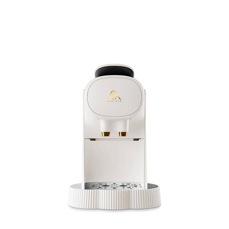 Plisse Capsule coffee machine, White-1