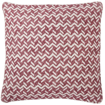 Cushion, Square, Chiltern Linen, Red, Small, 43cm-0