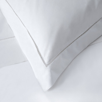 Santorini - 200 Thread Count Single flat sheet, W180 x L275cm, white-0