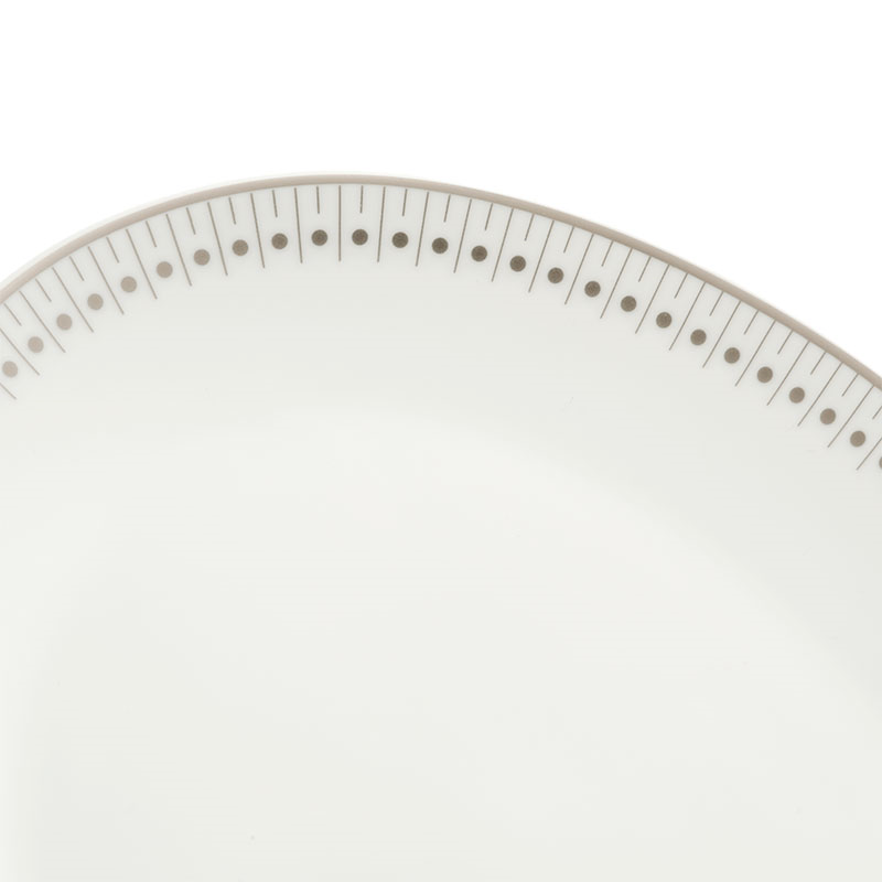 Malmaison Impériale Oval Platter, L28cm, Platinum-3