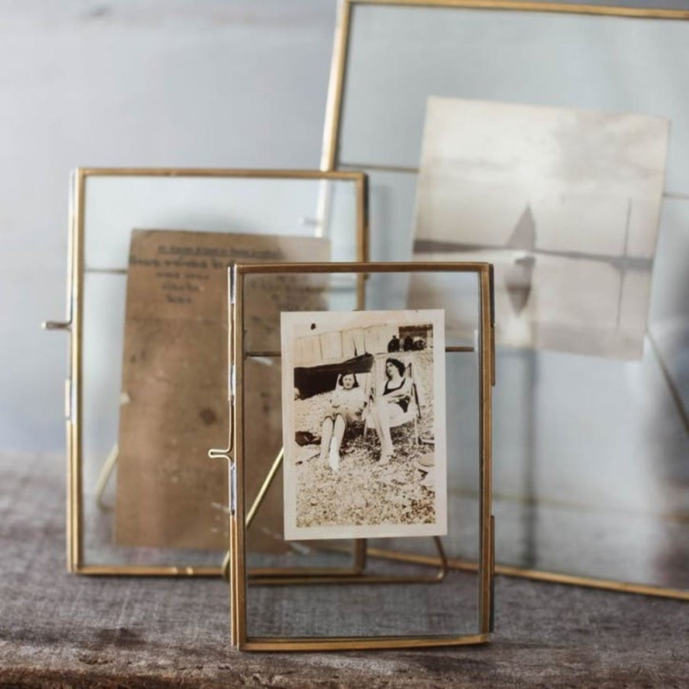 Danta Frame, 8 x 10", Antique Brass-2