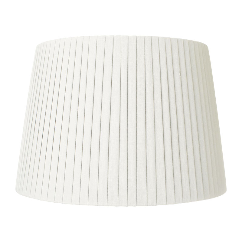 Pleated Lampshade, D40 x H28cm, White-3