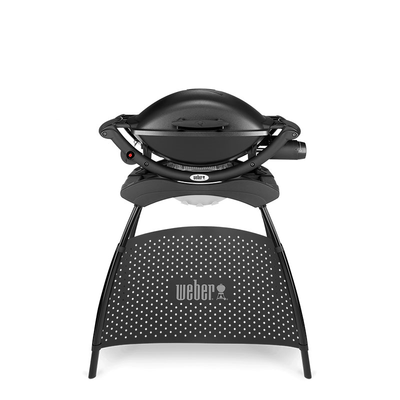 Q2200 Gas barbecue with stand, Black-1