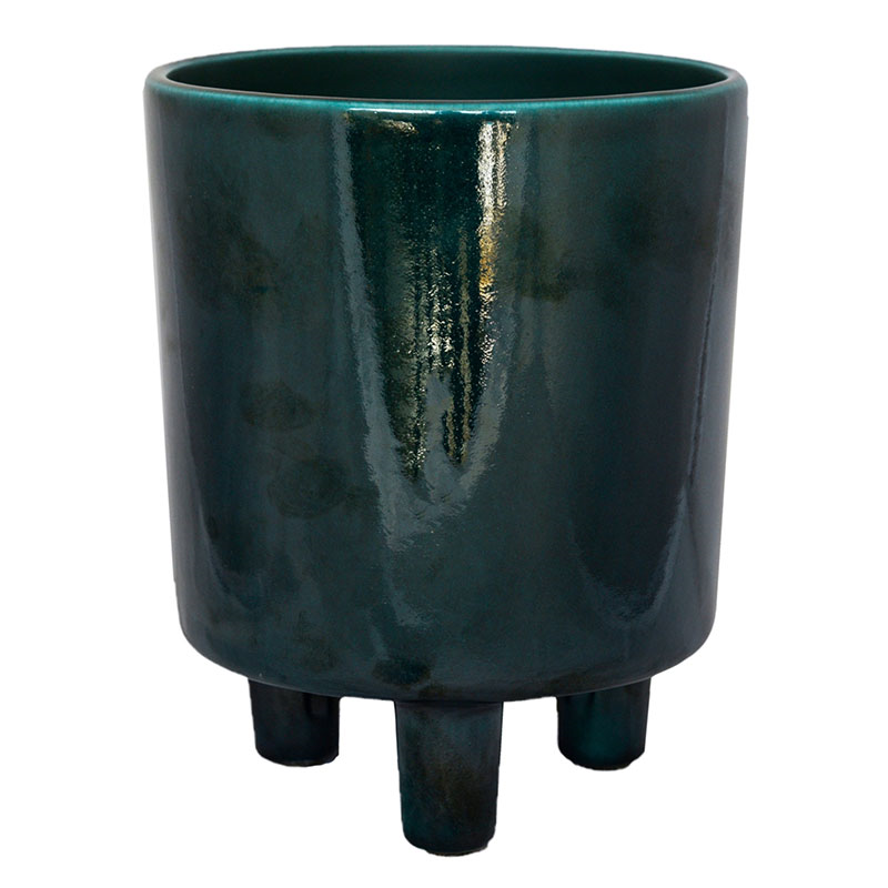 Pisa Planter, H20 x W24 x D24cm, Emerald-1