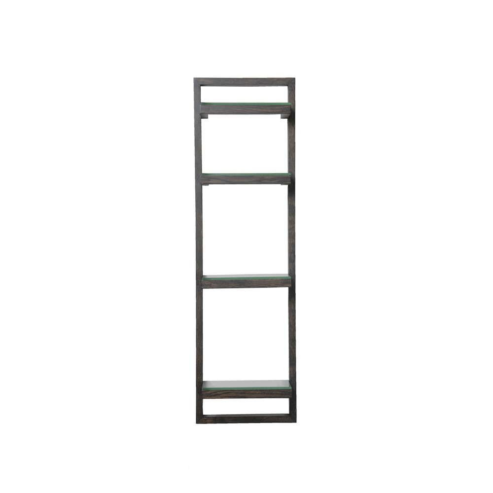 Zone Wall shelf, H80 x W24 x D12cm, Black-0