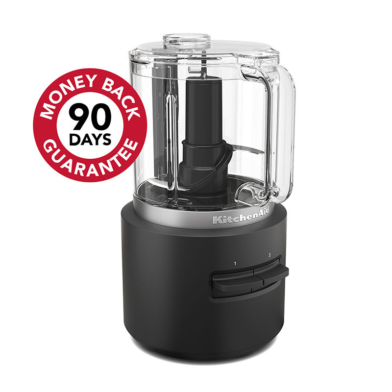 Cordless Food Chopper Battery Included, Matt Black-7