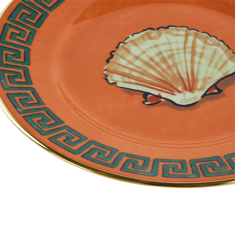 Il Viaggio Di Nettuno Plate, D16cm, Rock Orange-3