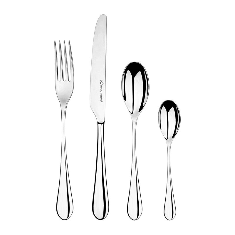 Mulberry 16 Piece Cutlery Set, Mirror Finish-3