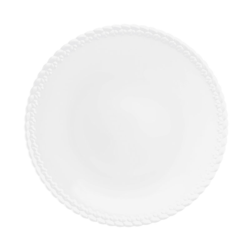 Babylone Dinner Plate, D27cm, White-0