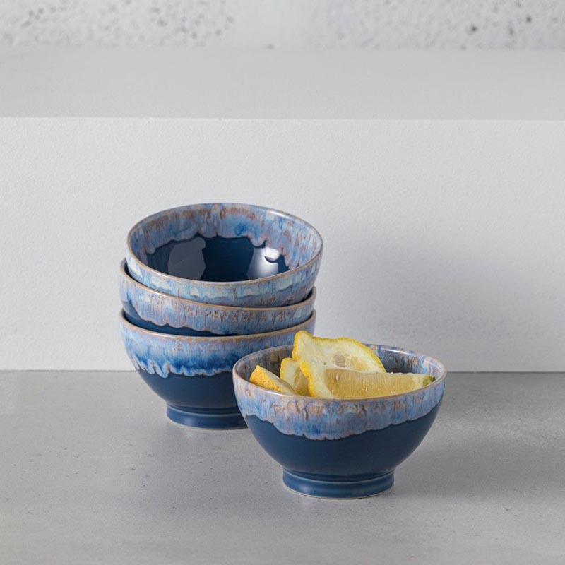 Set of 4 Bowls, D15cm, Denim-2