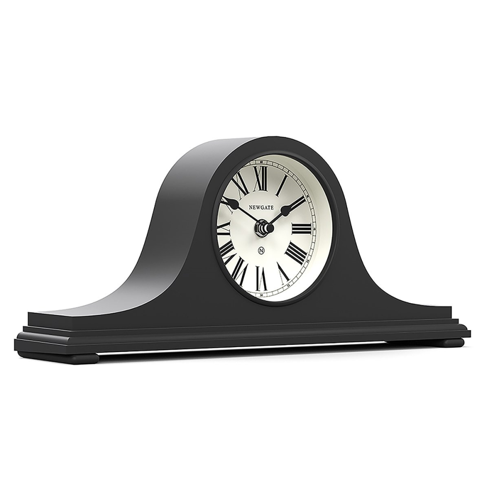 Time Machine Mantel clock, H16 x W37 x D8cm, Grey-2