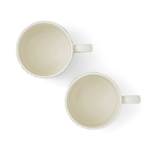 Morris & Co Set of 2 Mugs, 340ml, Blackthorn and Golden Lily-1