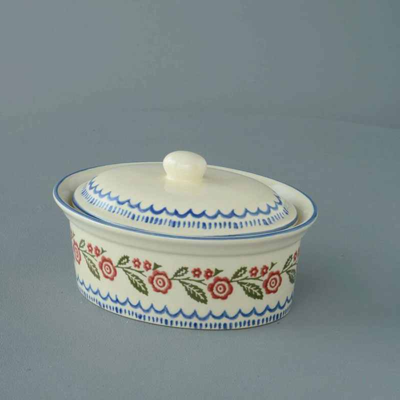 Creeping Briar Oval butter dish-2