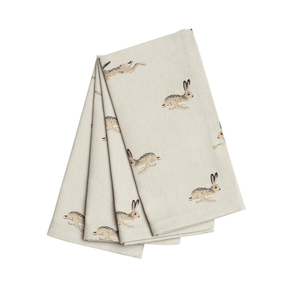 Hare Set of 4 napkins, 41 x 41cm-0