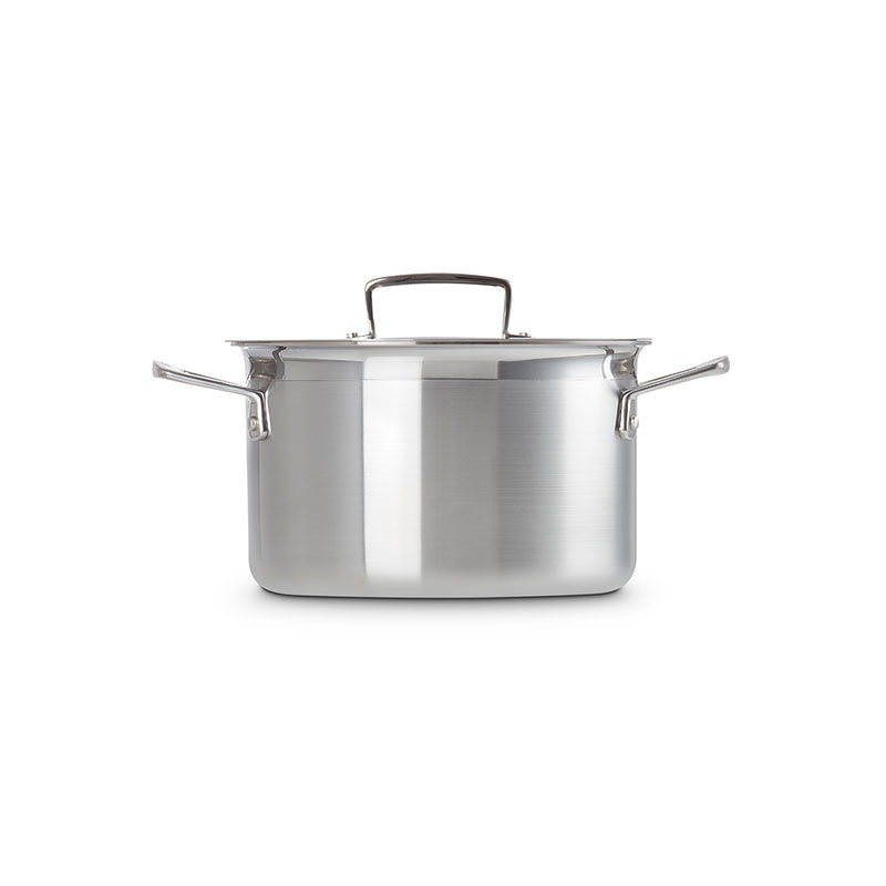 Classic 3-ply Deep Casserole, 20cm, Stainless Steel-2