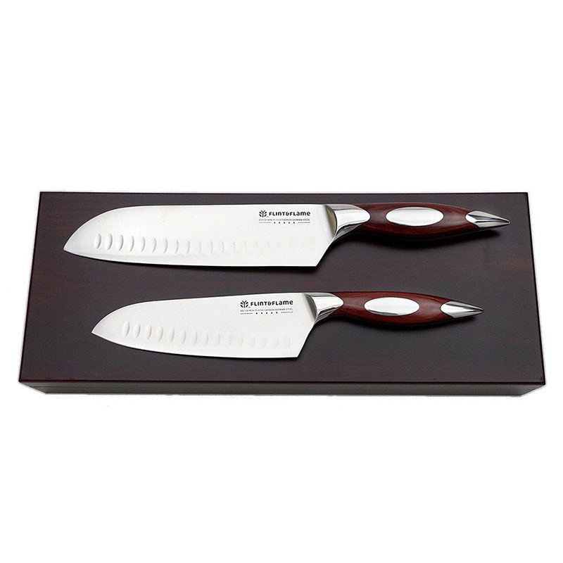 Santoku Knife Set, Rosewood, 2 piece-1