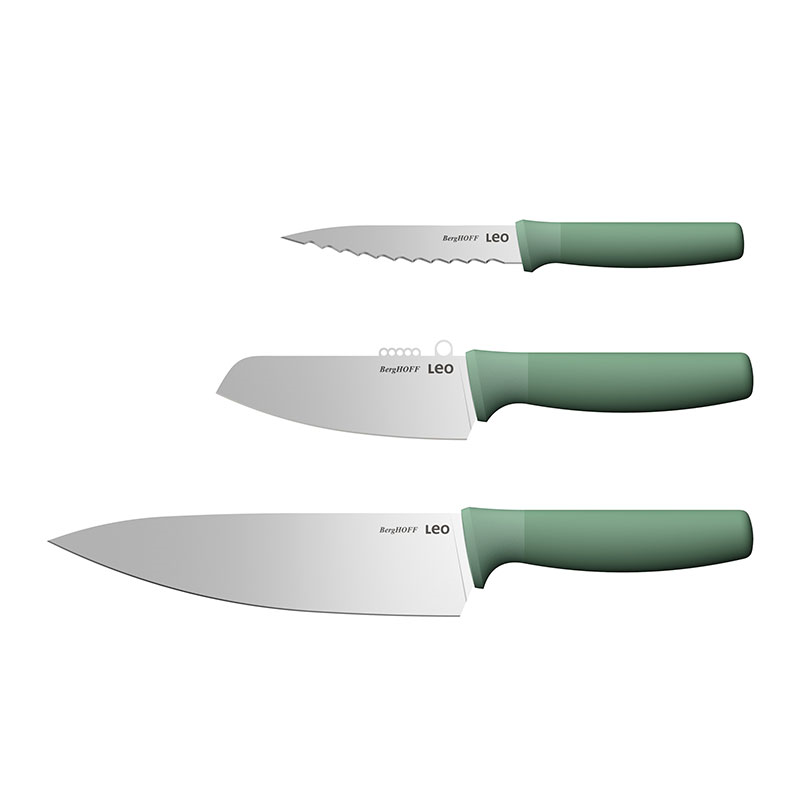 Leo 3 Piece  Speciality Knife Set, Forest-0