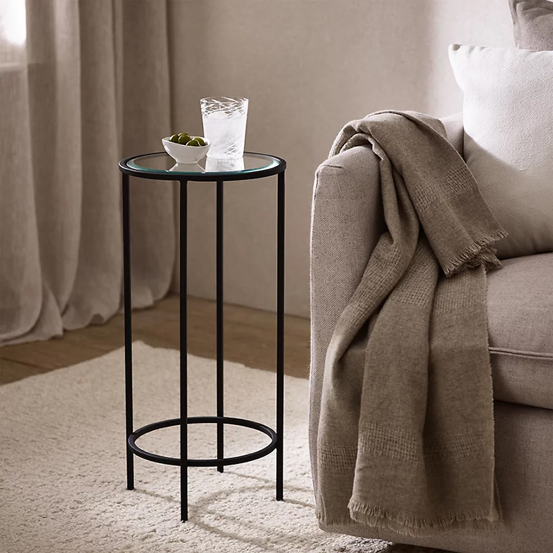 Charlford Side Table, H65cm, Black-0