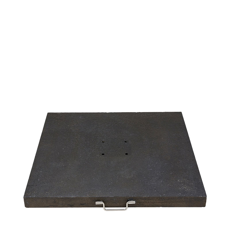 Arezzo Parasol Base, 90kg, Burnt Black Granite-0