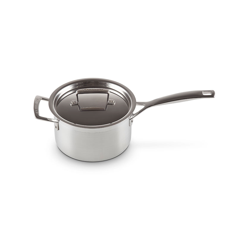 Classic 3-ply Saucepan, 18cm, Stainless Steel-0