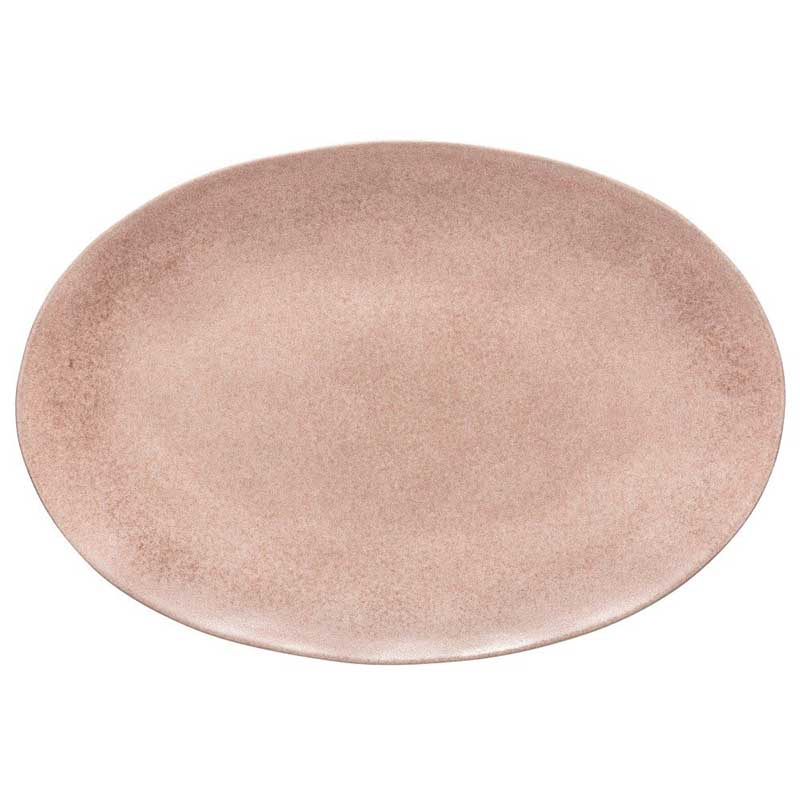 Livia Oval Platter, D45cm, Mauve Rose-1