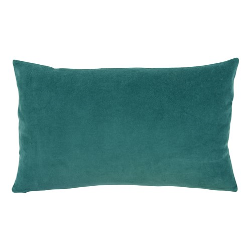 Elise Velvet Cushion, 40 x 65cm, Green/Grey-0