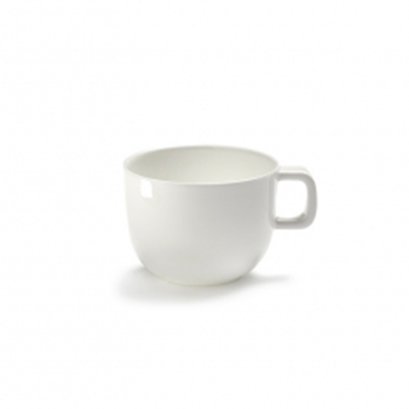 Base Set of 4 glazed espresso cups, H5 x D6cm, White-0