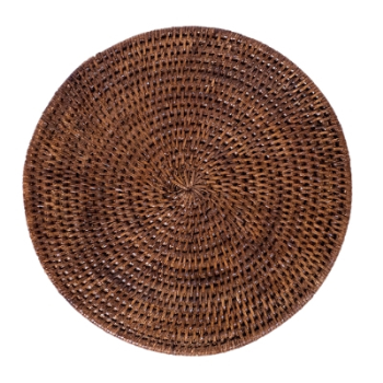 Placemats, Latha, Rattan, Brown, Set of 4-0