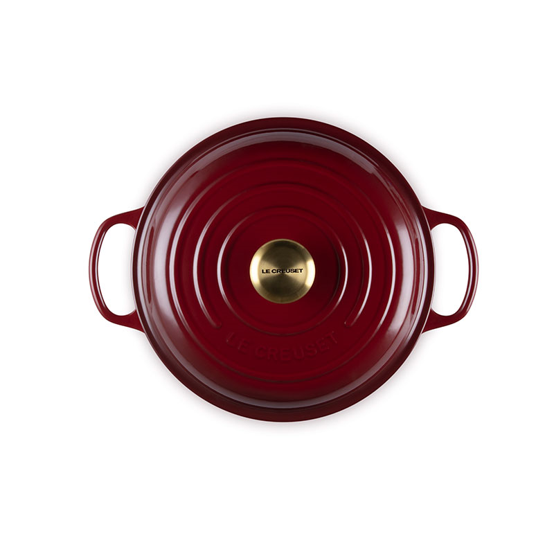 Signature Cast Iron Shallow Casserole, 26cm, Garnet-3