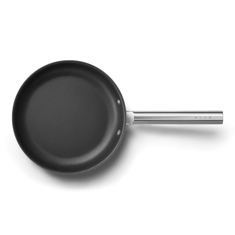 Retro 50's Style Non-Stick Frying Pan, 26cm, Black-5