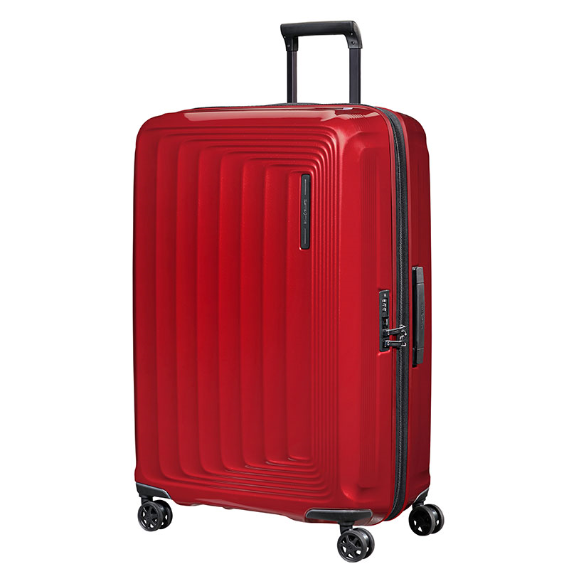 Nuon Suitcase, H75 x L49 x W30/33cm, Metallic Red-0