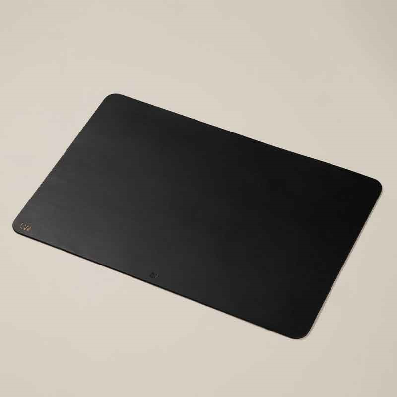 Studio Collection Office Desk Mat, L33.5 x W50cm, Midnight black-2