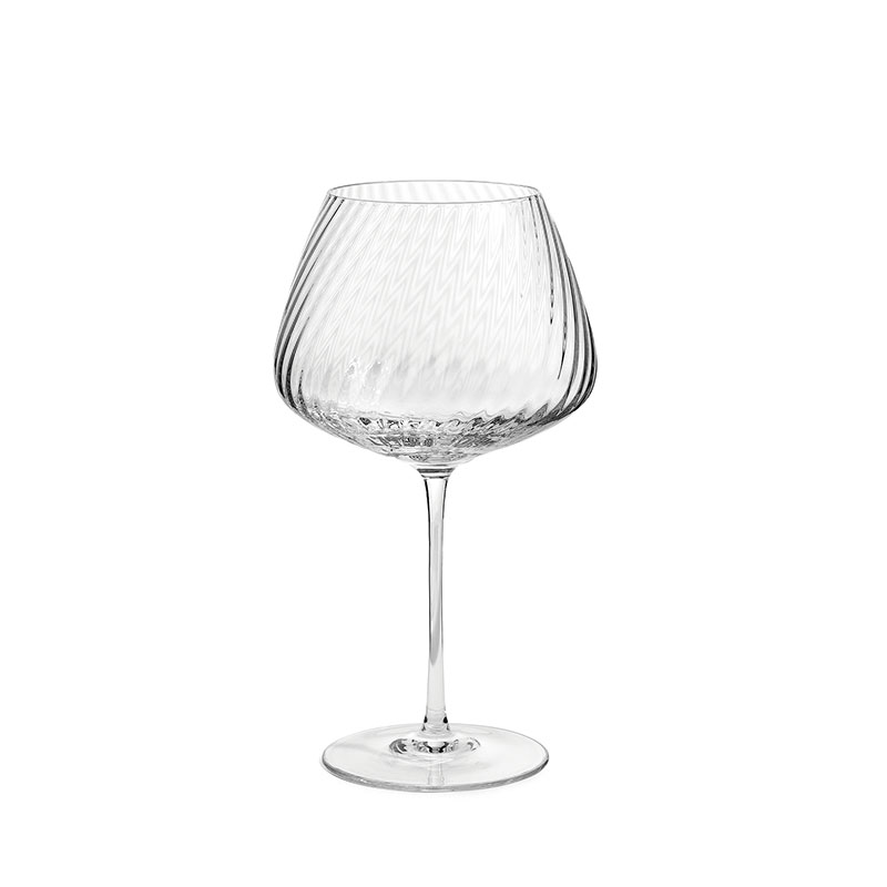 Vera Wang Swirl Set of 2 Red Wine Glasses, 690ml, Clear-2