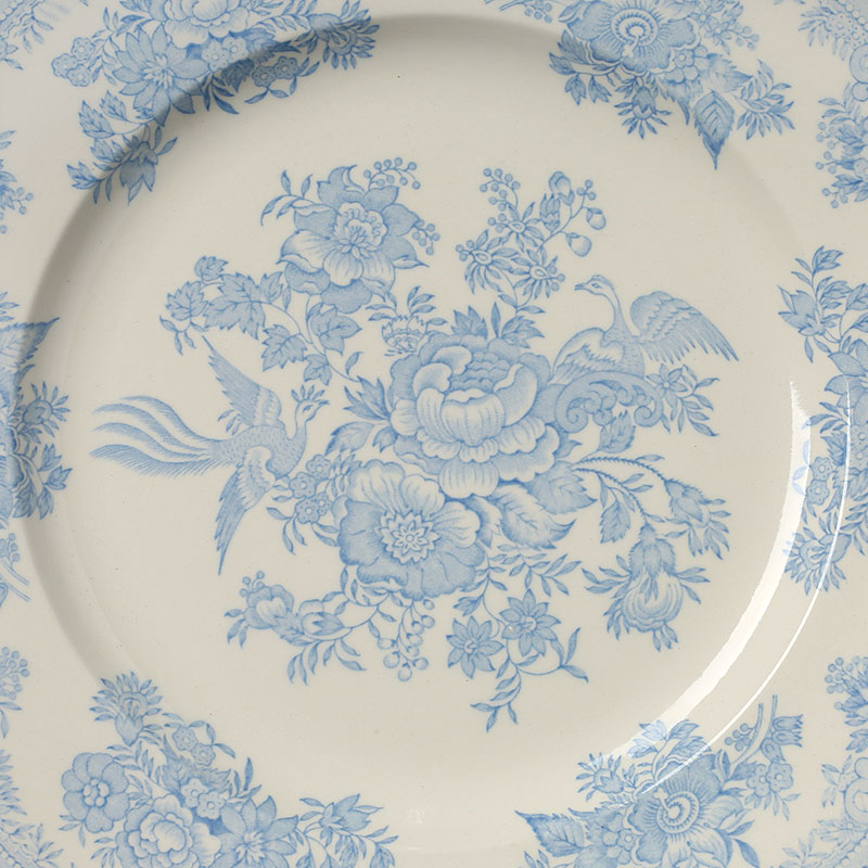 Asiatic Pheasants Plate, D17.5cm, Blue-2