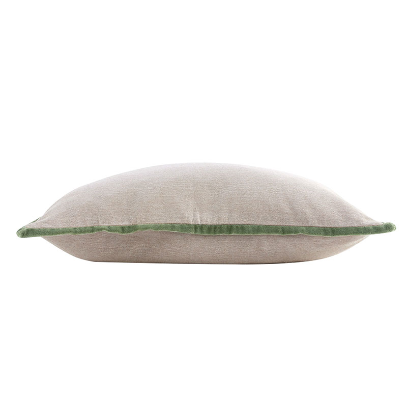 Jaipur Trim Cushion, 30 x 50cm, Jade-1