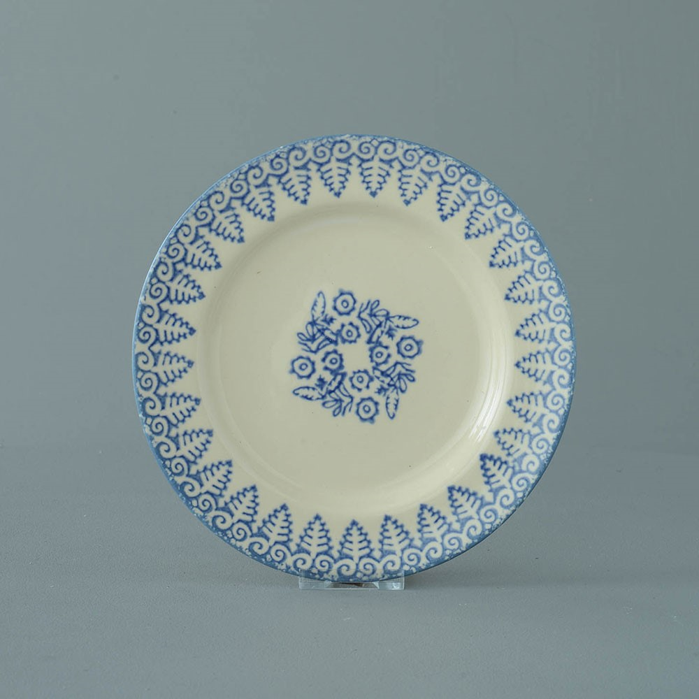 Lacey Blue Plate, 18cm-1