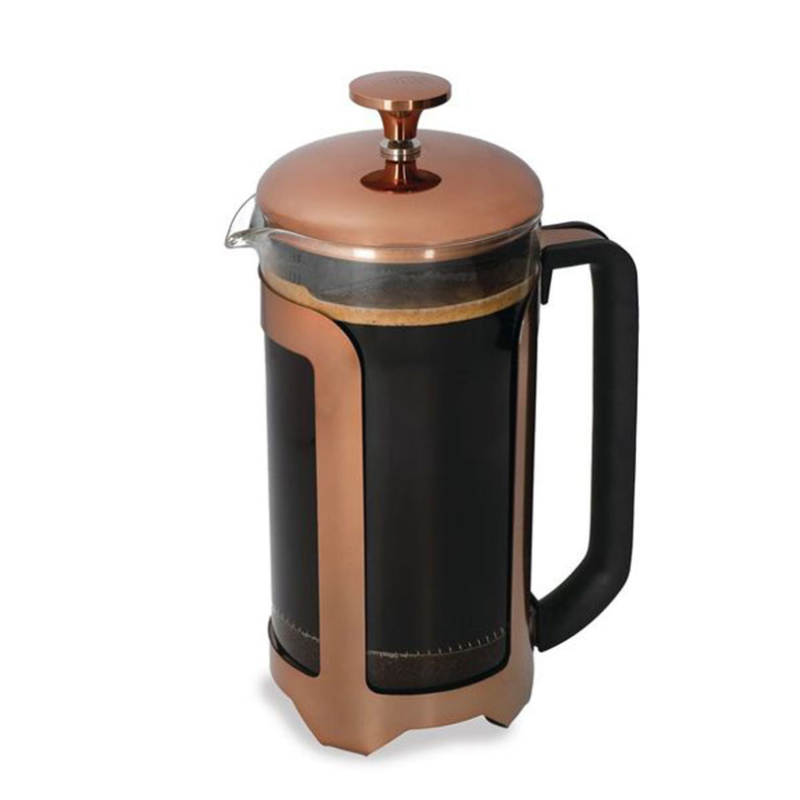 Roma Stainless Steel Cafetière, 8 Cup, Copper-3