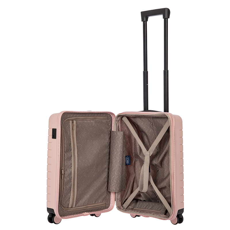 Ulisse Expandable Suitcase, H55 x W23 x L37cm, Pearl Pink-5