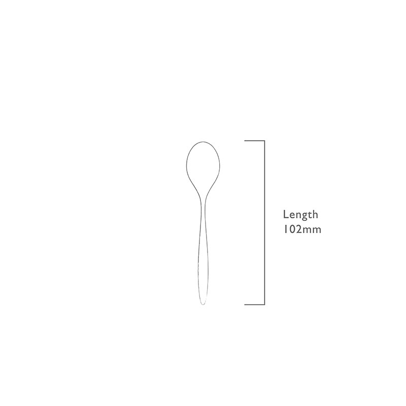 Hidcote Set of 8 Coffee Spoons, L10cm, Stainless Steel-5