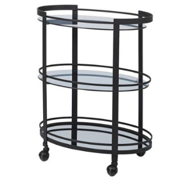 Drinks Trolley, Smoked Mirror, 800cm-0