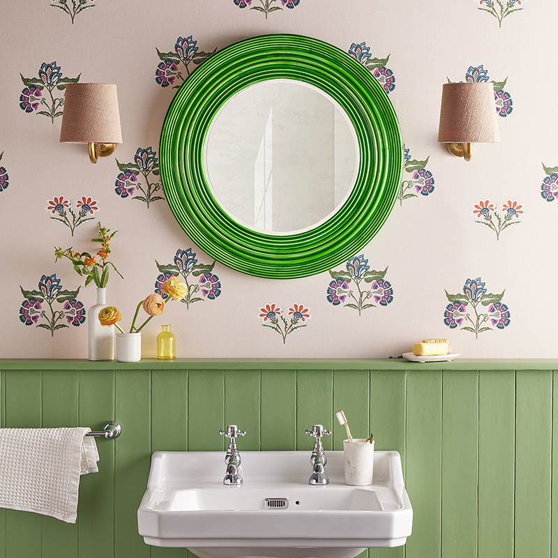 Portal Mirror, 80 x 60cm, Harlequin Green-0