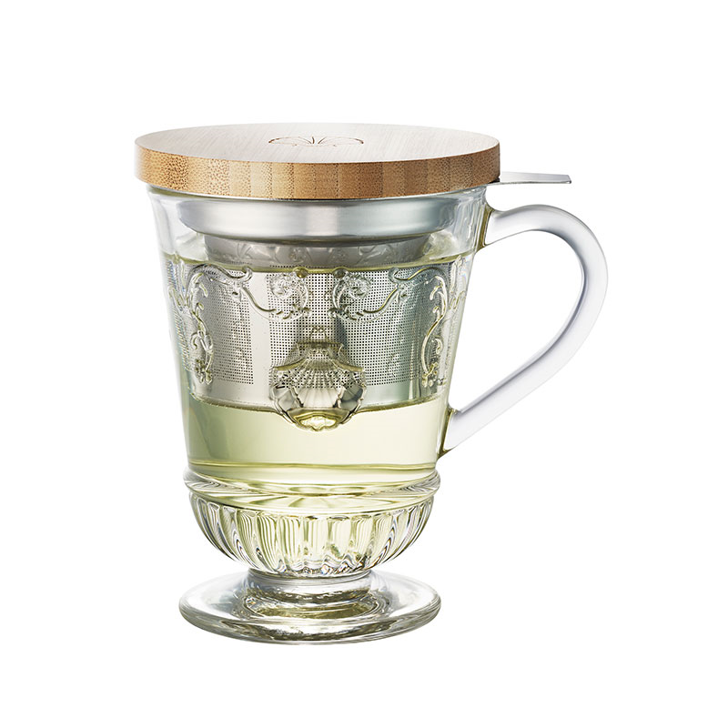 Versailles Infuser Mug, 275ml, Clear-0