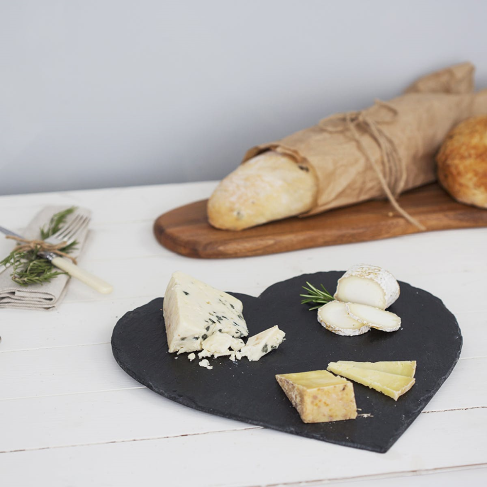 Heart Cheese board, 30 x 30cm-0