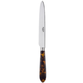 Tortoise Dinner Knife, L24cm, Brown-0