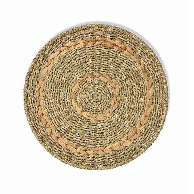 Bayford Set of 4 Woven Placemats, D35cm, Natural-1