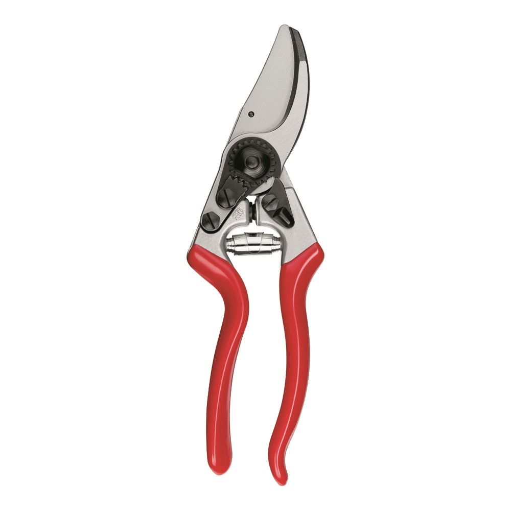 Model 9 Left-handed Secateurs, 21cm, Red/Silver-0