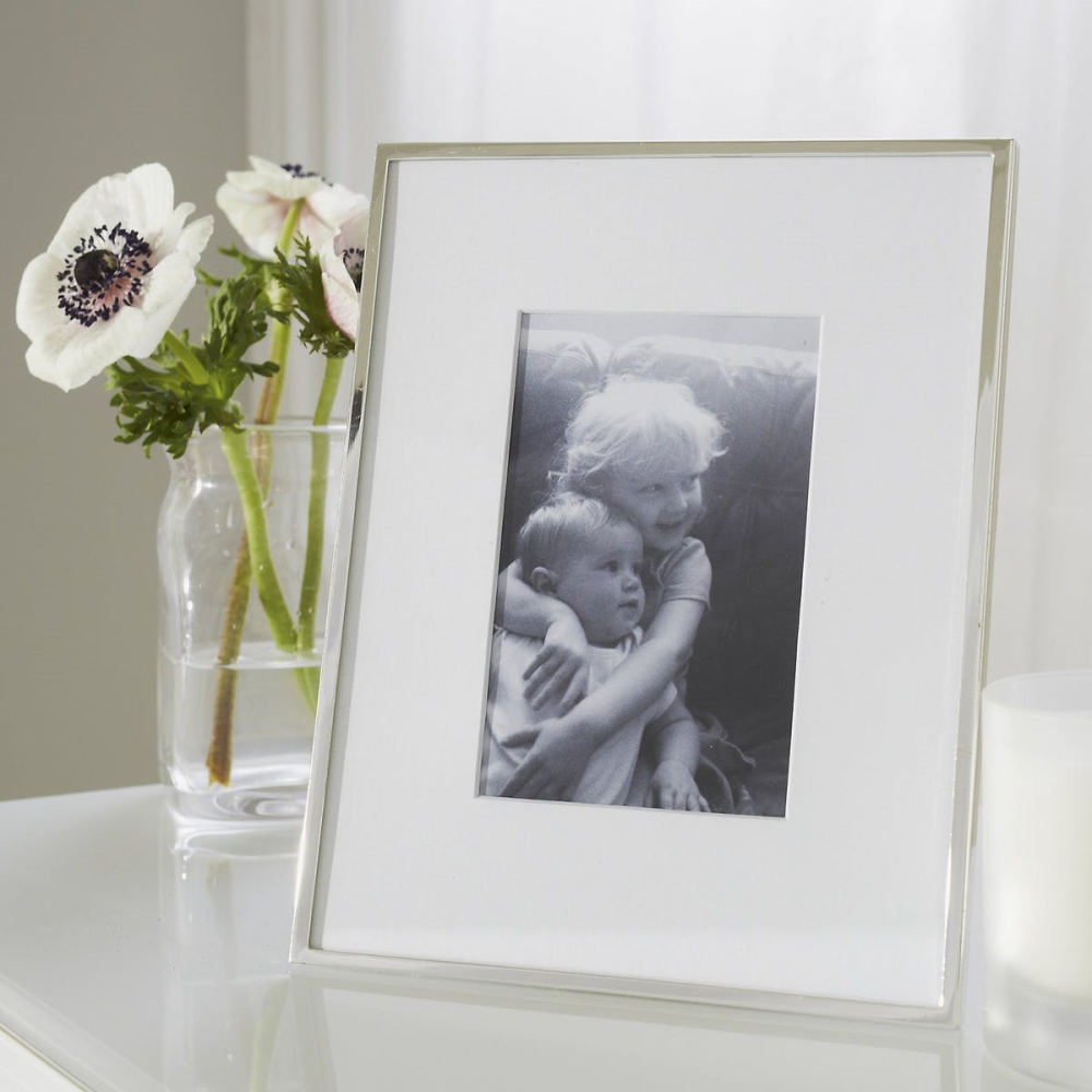 Fine Silver Photograph frame, 4 x 6"-0