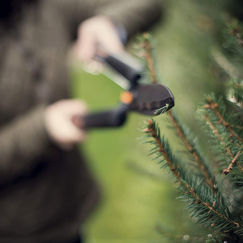 SingleStep Hedge Shear Wavy Blade HS22, Black/Orange-2